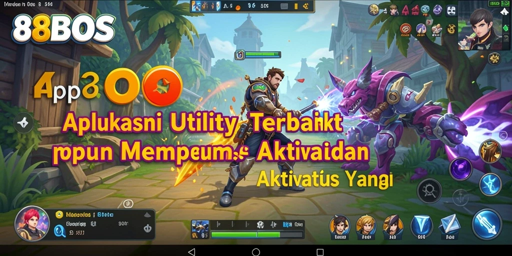 Tampilan antarmuka utama 88BOS yang sederhana dan efektif.