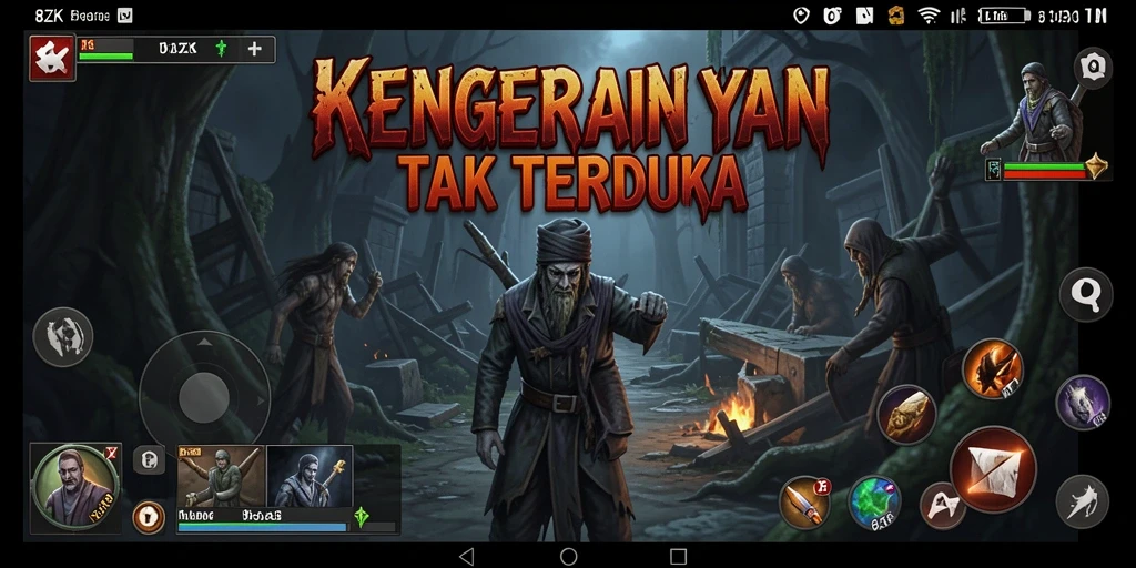 Tampilan menakutkan dalam gameplay 8ZK yang penuh ketegangan.