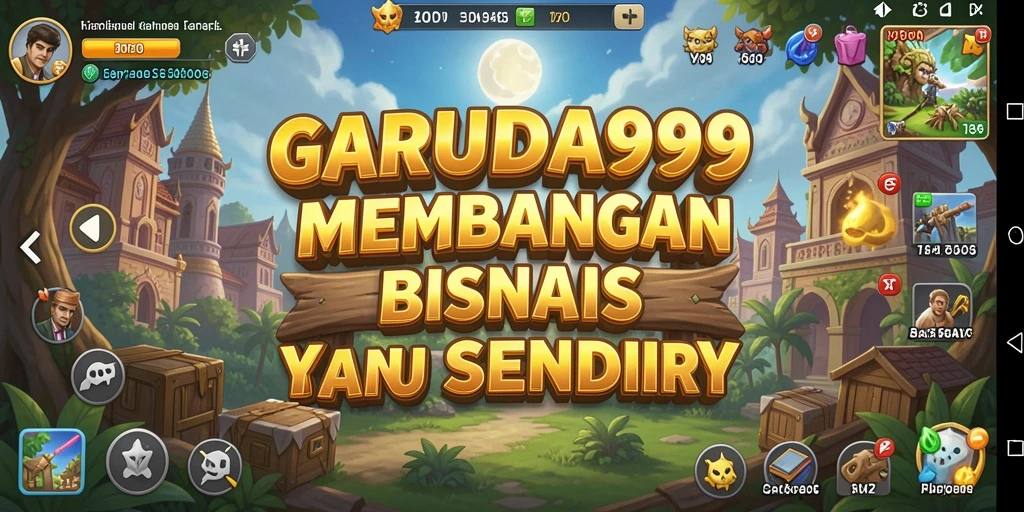Tampilan gameplay GARUDA999 yang menarik saat membangun kerajaan bisnis.