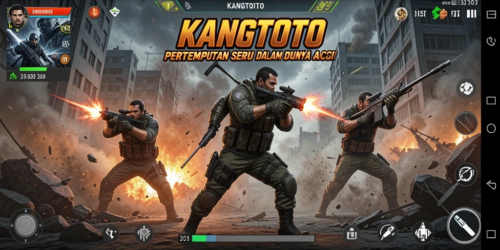 Gameplay KANGTOTO yang seru dan penuh aksi.