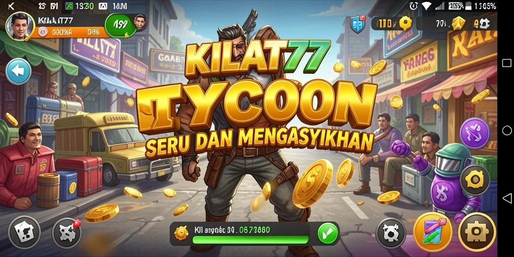 Tampilan gameplay KILAT77 yang menawan dan interaktif.