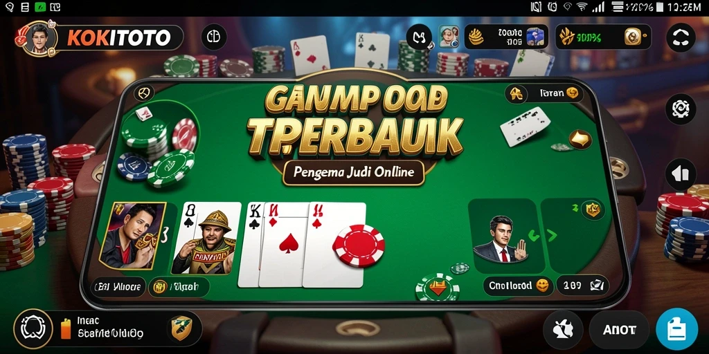 Tampilan gameplay KOKITOTO yang menarik dan interaktif.