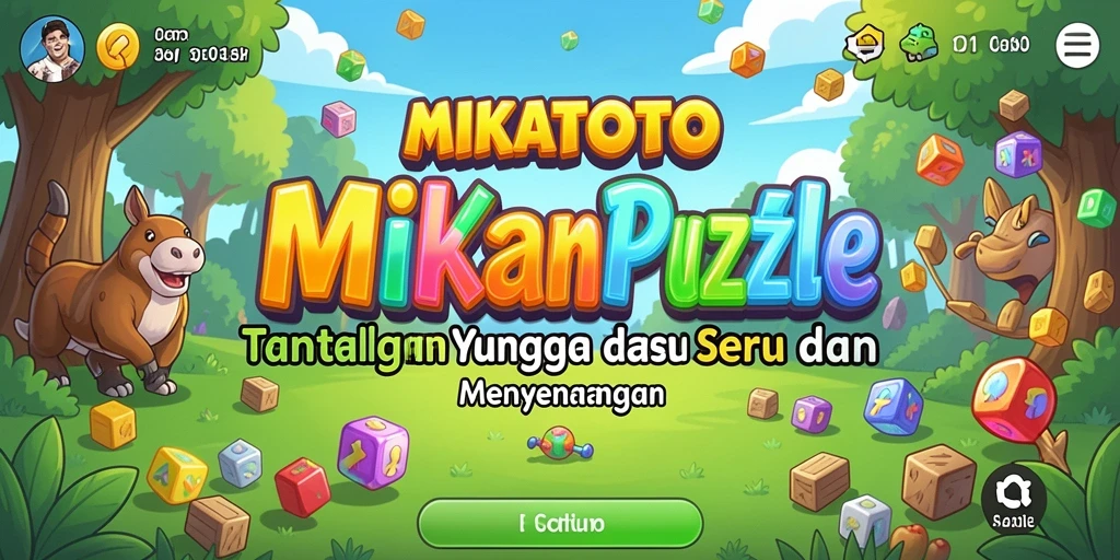 Tampilan gameplay MIKATOTO menampilkan tantangan Puzzle yang menegangkan.