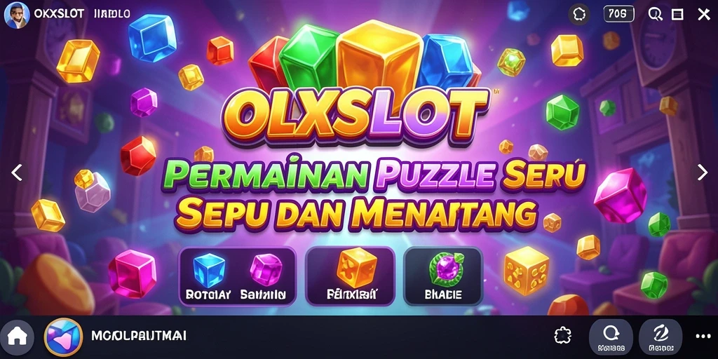 Tangkapan layar gameplay OLXSLOT yang menampilkan tantangan Puzzle seru.
