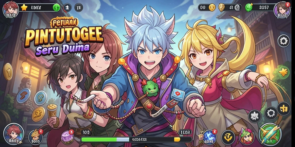 Tampilan gameplay PINTUTOGEL yang menawan dan dinamis.