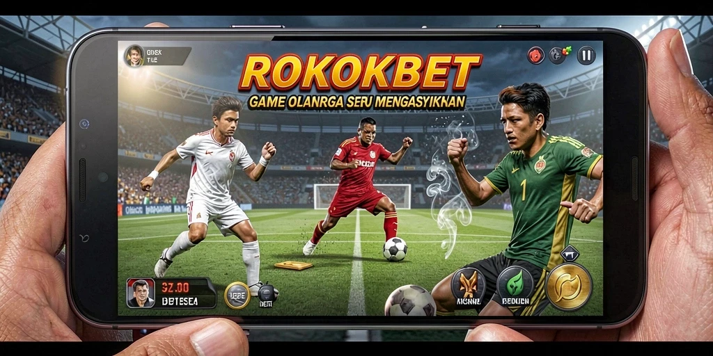 Tampilan gameplay menarik dari ROKOKBET yang menampilkan olahraga seru.