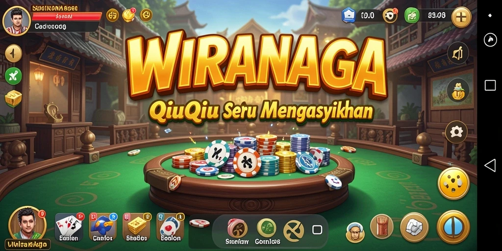 Tampilan gameplay QiuQiu yang menarik dan interaktif.