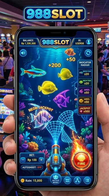 Tampilan antarmuka 988slot yang sederhana dan menarik.